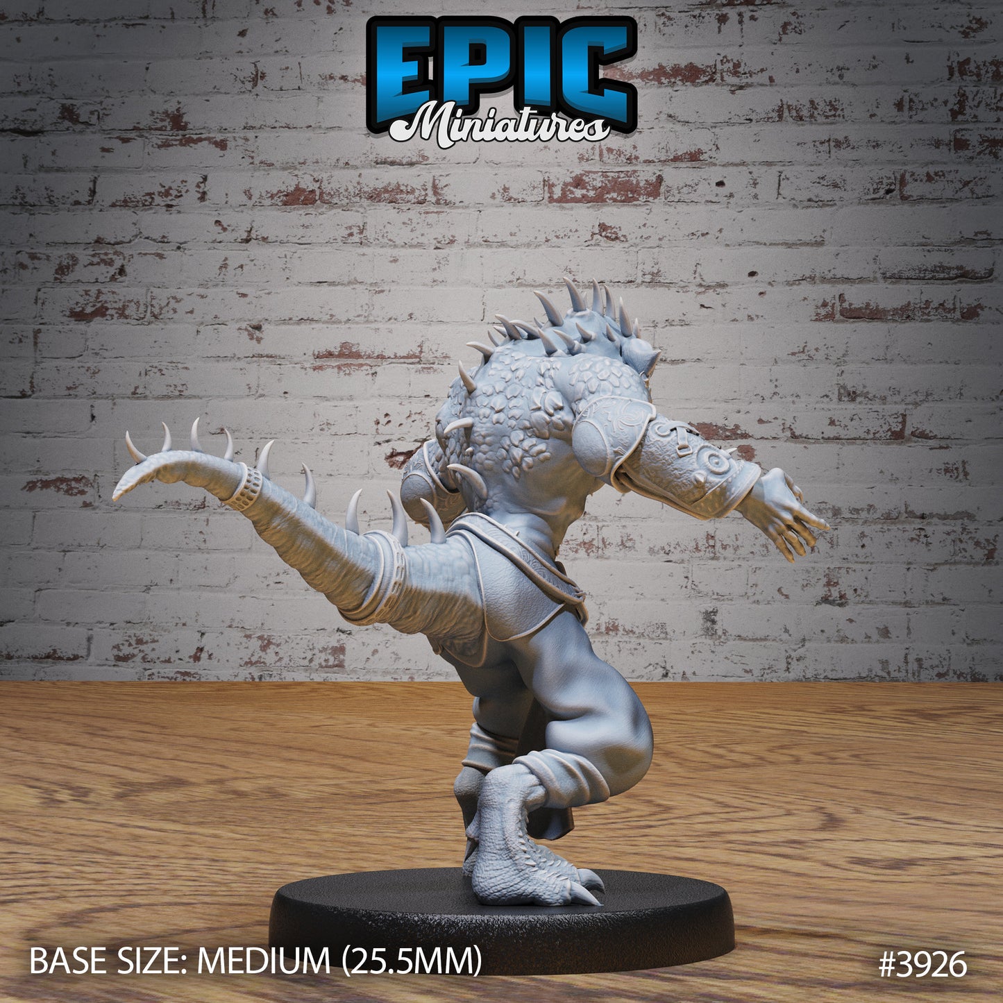 Lizard Folk Thug (3 Variants Available) - Epic Miniatures