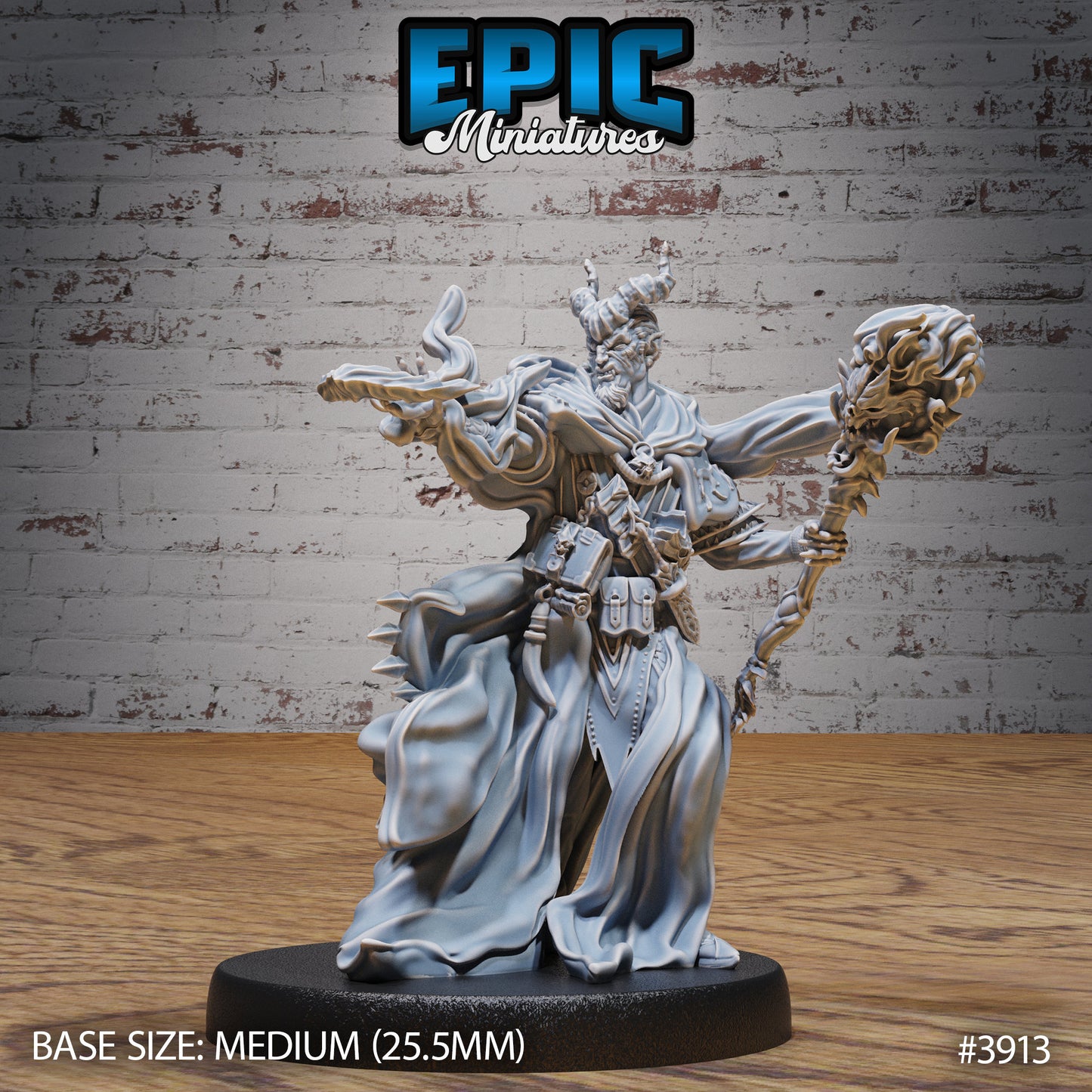 Tiefling Guild Summoner (3 Variants Available) - Epic Miniatures