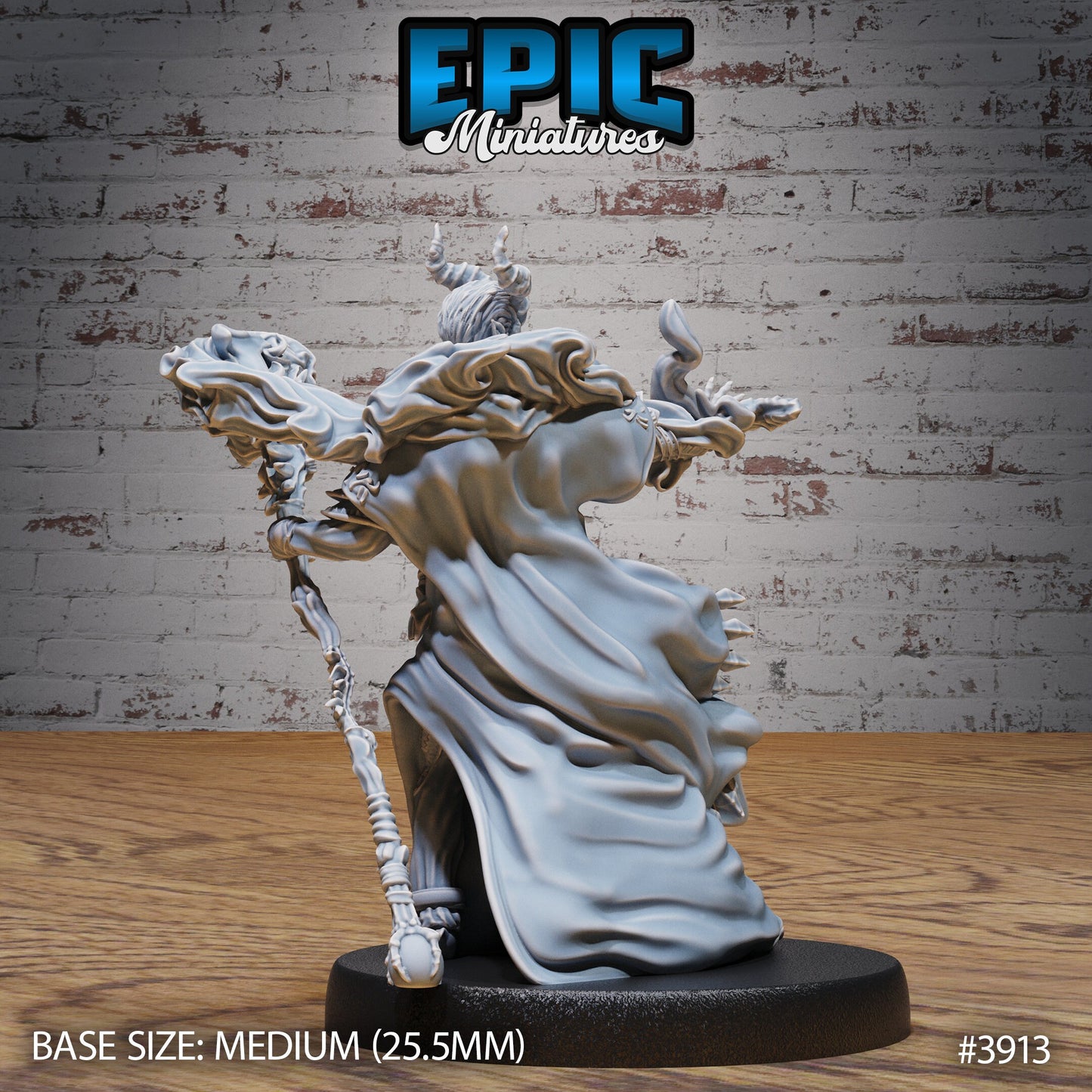 Tiefling Guild Summoner (3 Variants Available) - Epic Miniatures