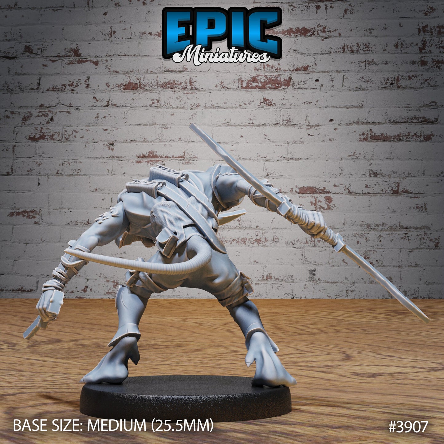 Veteran Rat Folk Thief (3 Variants Available) - Epic Miniatures