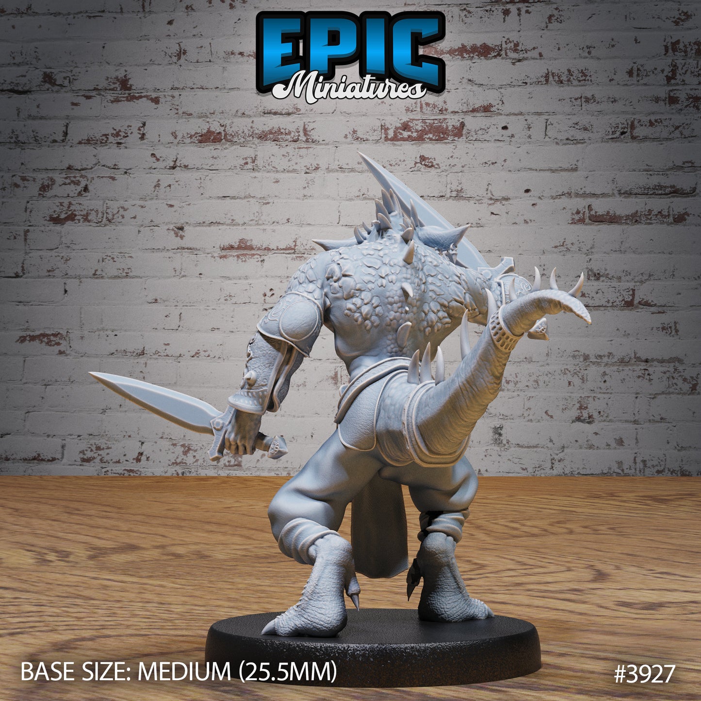 Lizard Folk Thug (3 Variants Available) - Epic Miniatures