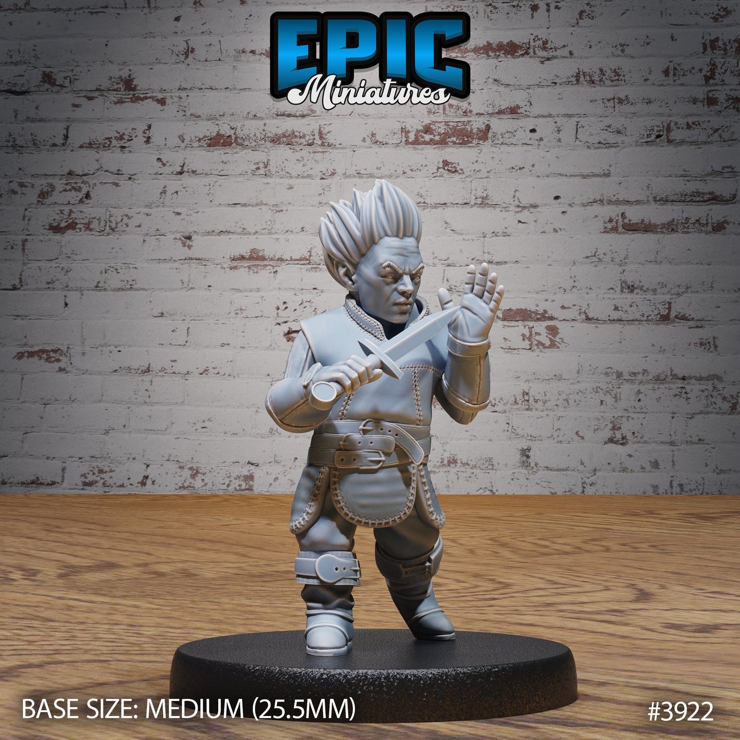 Halfling Rogue Set 2 (3 Variants Available) - Epic Miniatures