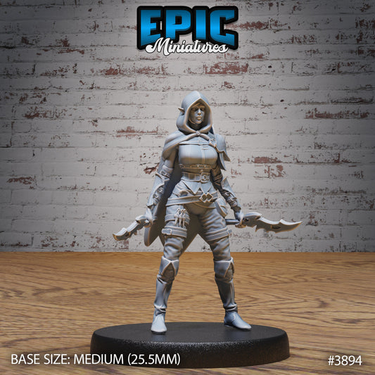 Elf Guild Rogue (3 Variants Available) - Epic Miniatures