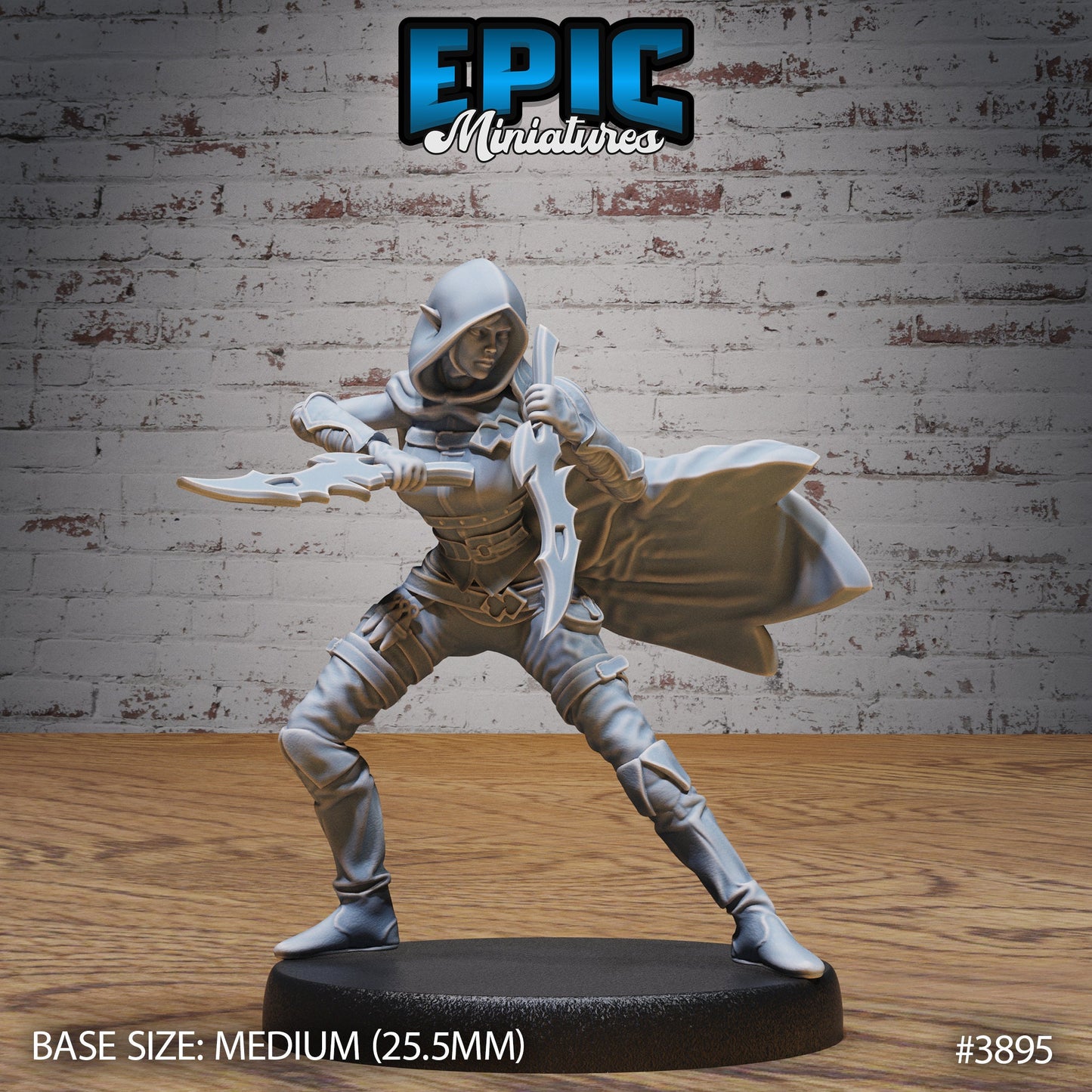 Elf Guild Rogue (3 Variants Available) - Epic Miniatures