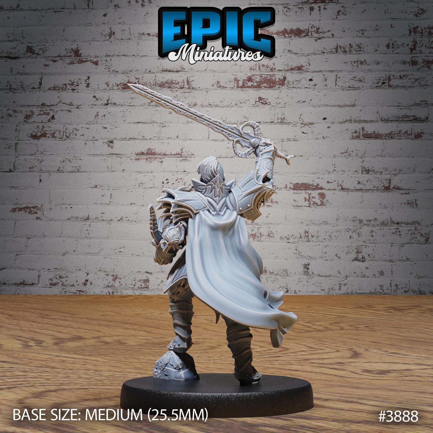 Black Guard Knight (3 Variants Available) - Epic Miniatures
