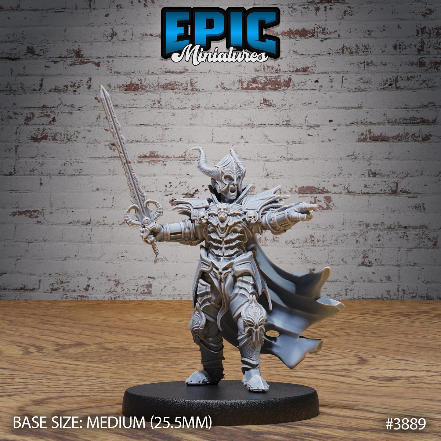 Black Guard Knight (3 Variants Available) - Epic Miniatures