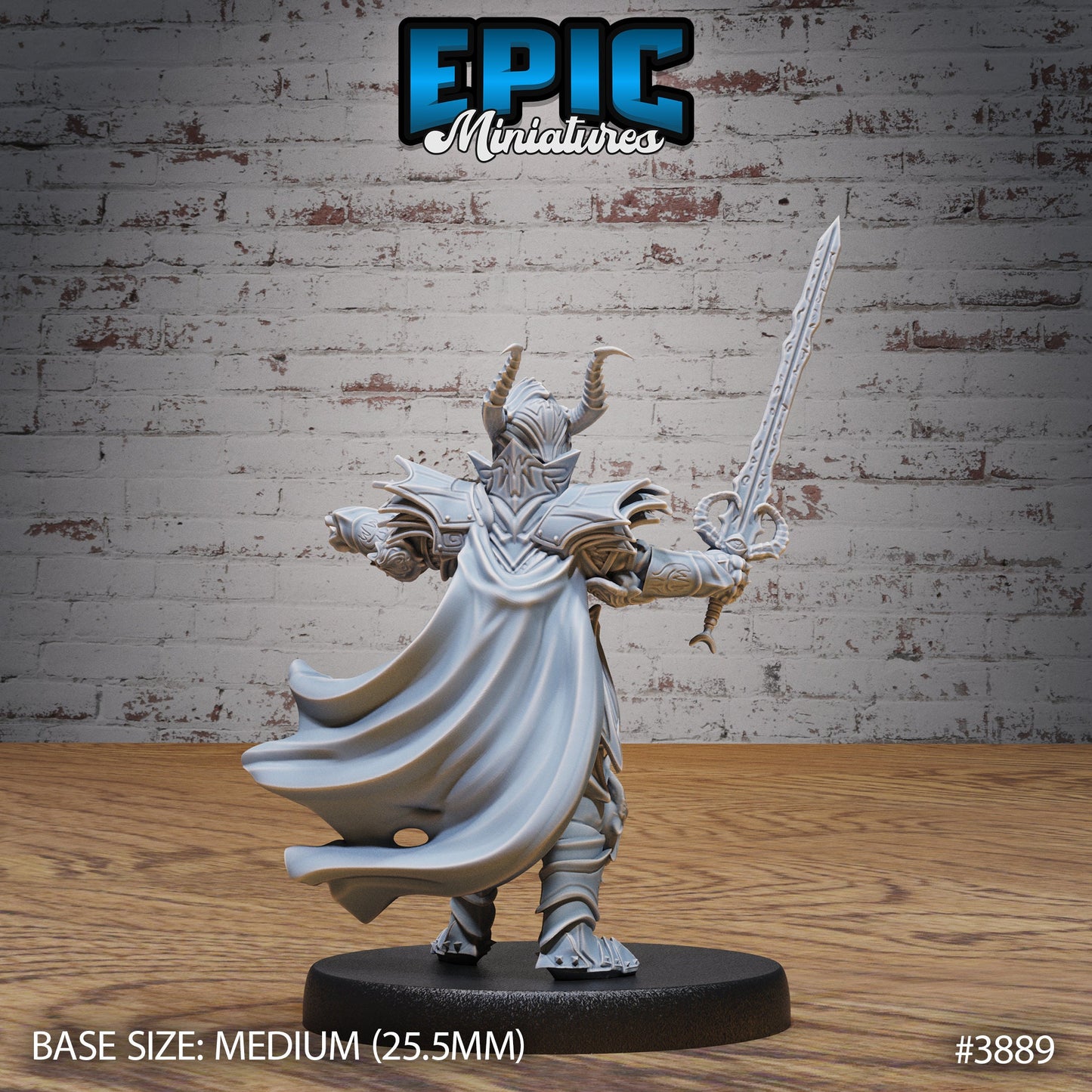 Black Guard Knight (3 Variants Available) - Epic Miniatures