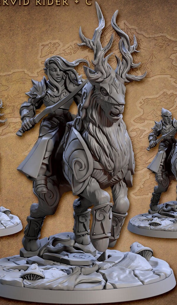 Goldthorn Cervid Riders (4 Variants Available) - Artisan Guild