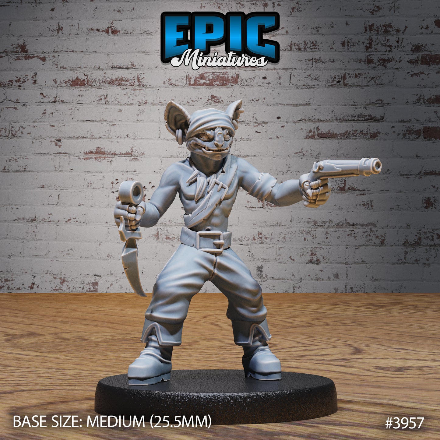 Kobold Pirates, Set 1 (4 Variants Available) - Epic Miniatures