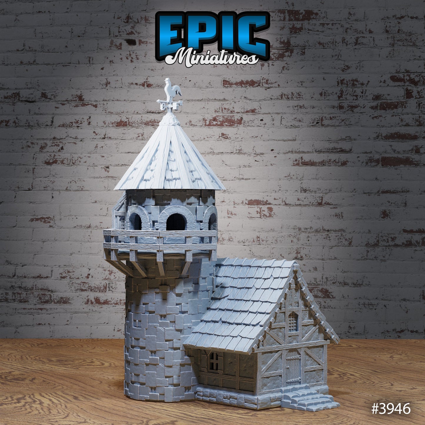Lighthouse, Playable Terrain Piece (3 Variants Available) - Epic Miniatures