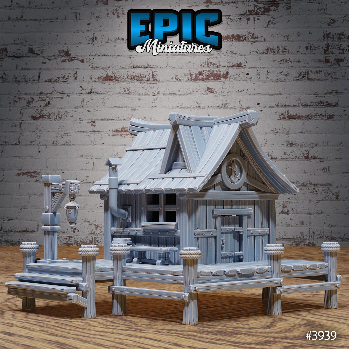 Harbour Building, Playable Terrain Piece - Epic Miniatures