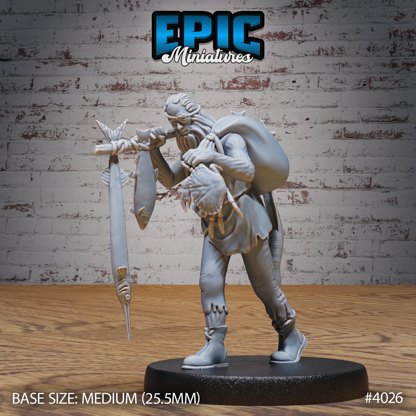 Villagers, Set 5 (4 Variants Available) - Epic Miniatures