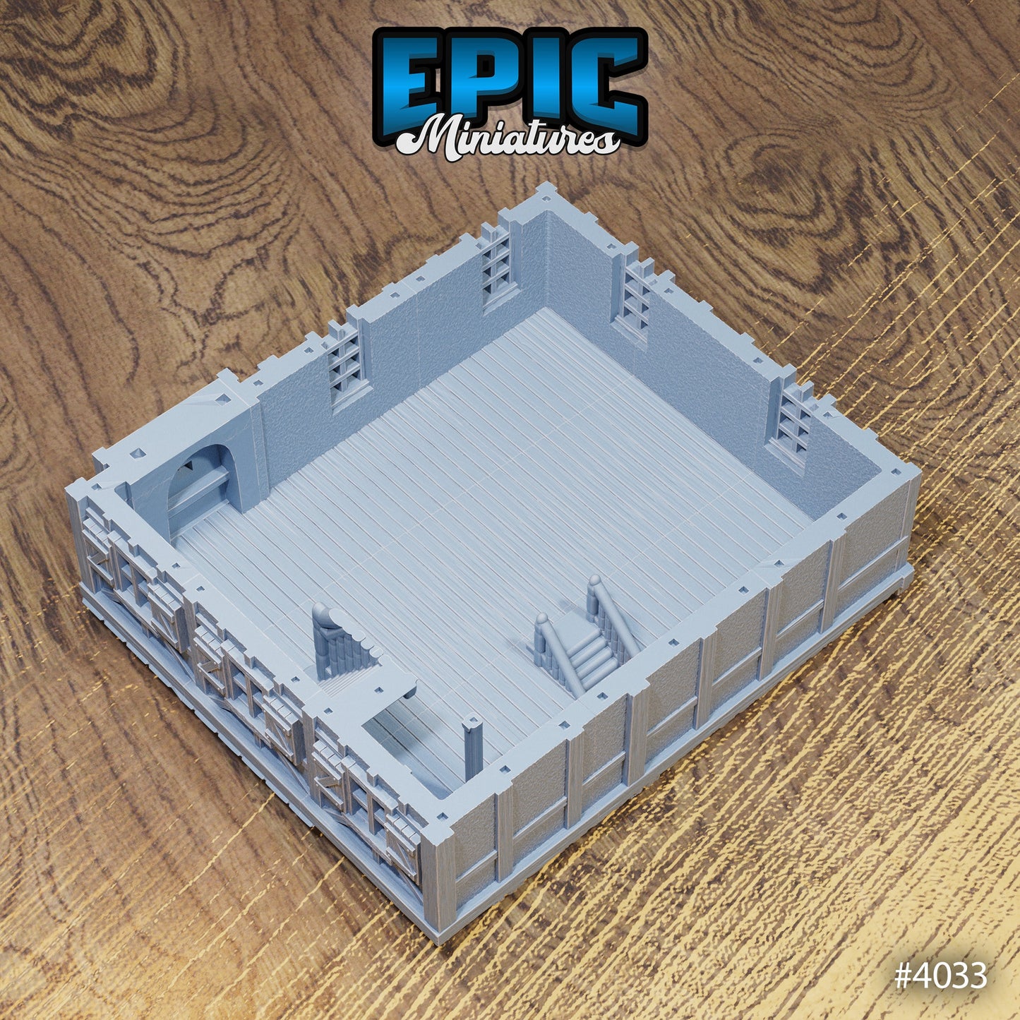 City House End, Playable Terrain Piece (2 Variants Available) - Epic Miniatures