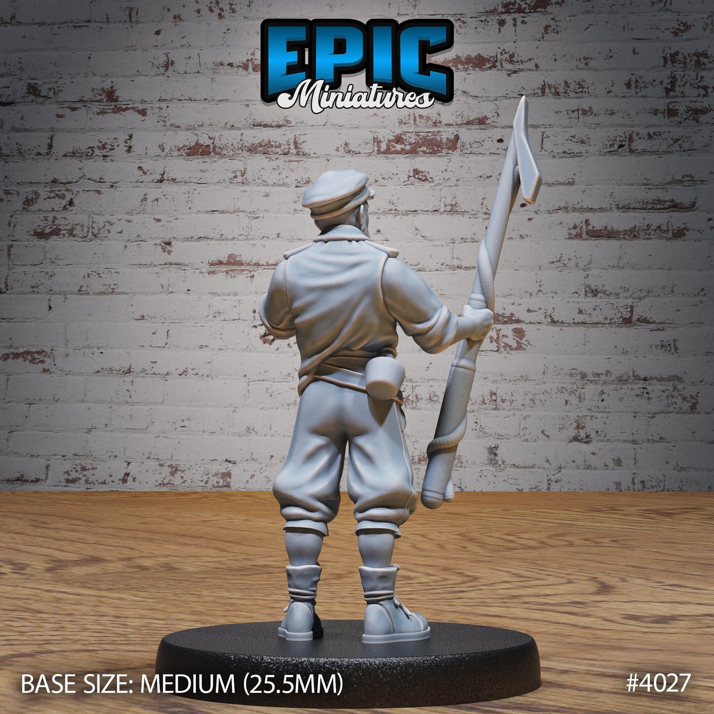 Villagers, Set 5 (4 Variants Available) - Epic Miniatures