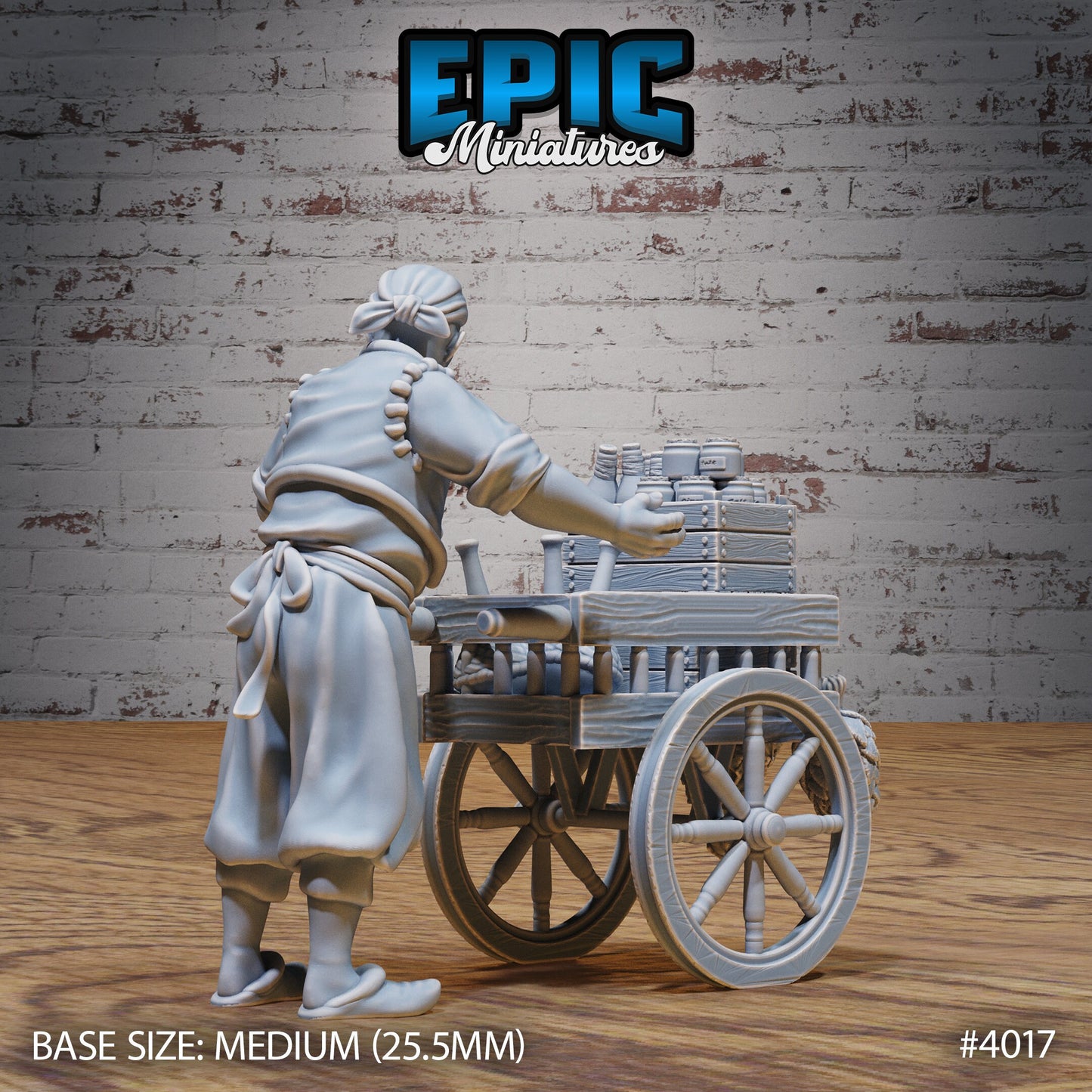 Villagers, Set 3 (4 Variants Available) - Epic Miniatures