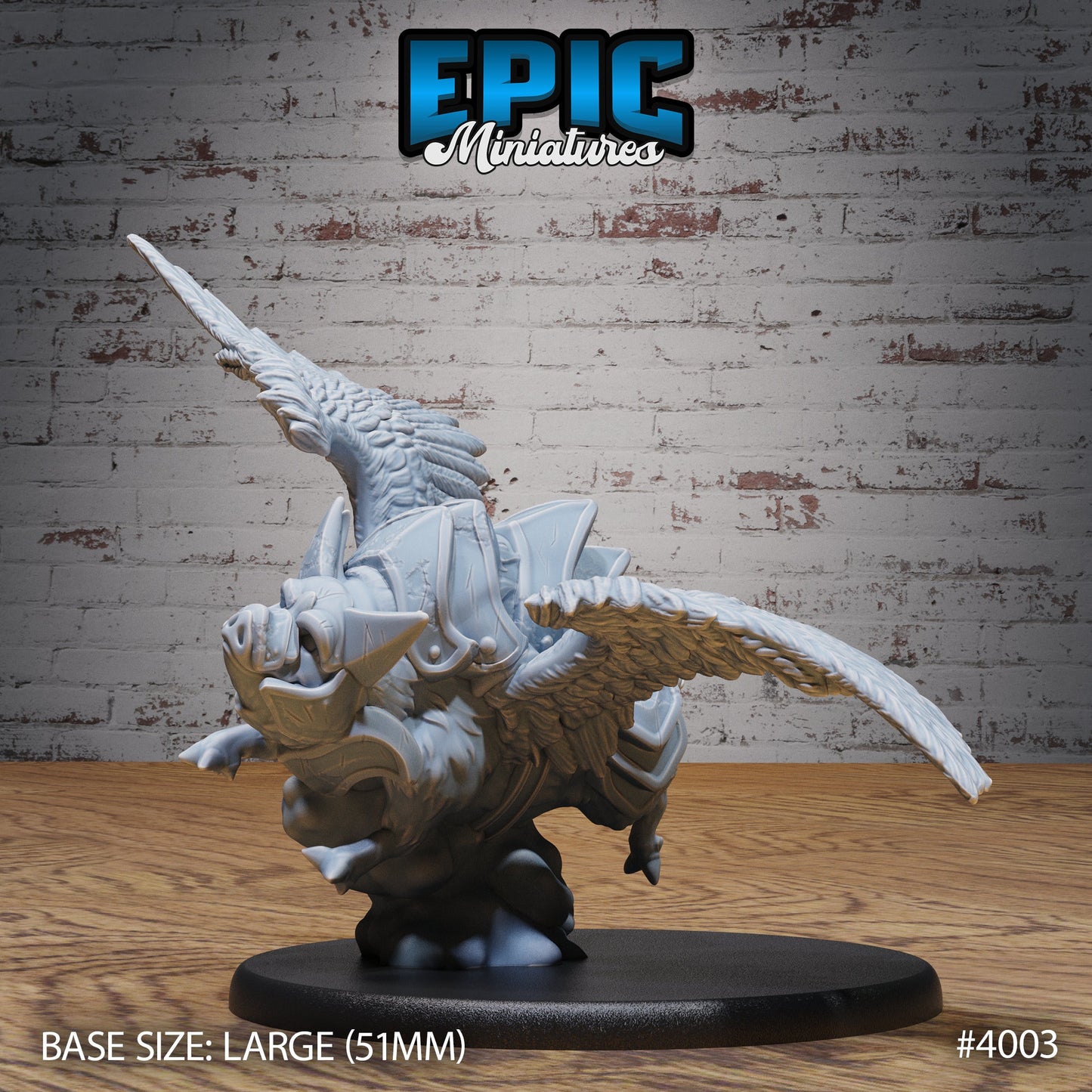 Flying Pig Mount (3 Variants Available) - Epic Miniatures