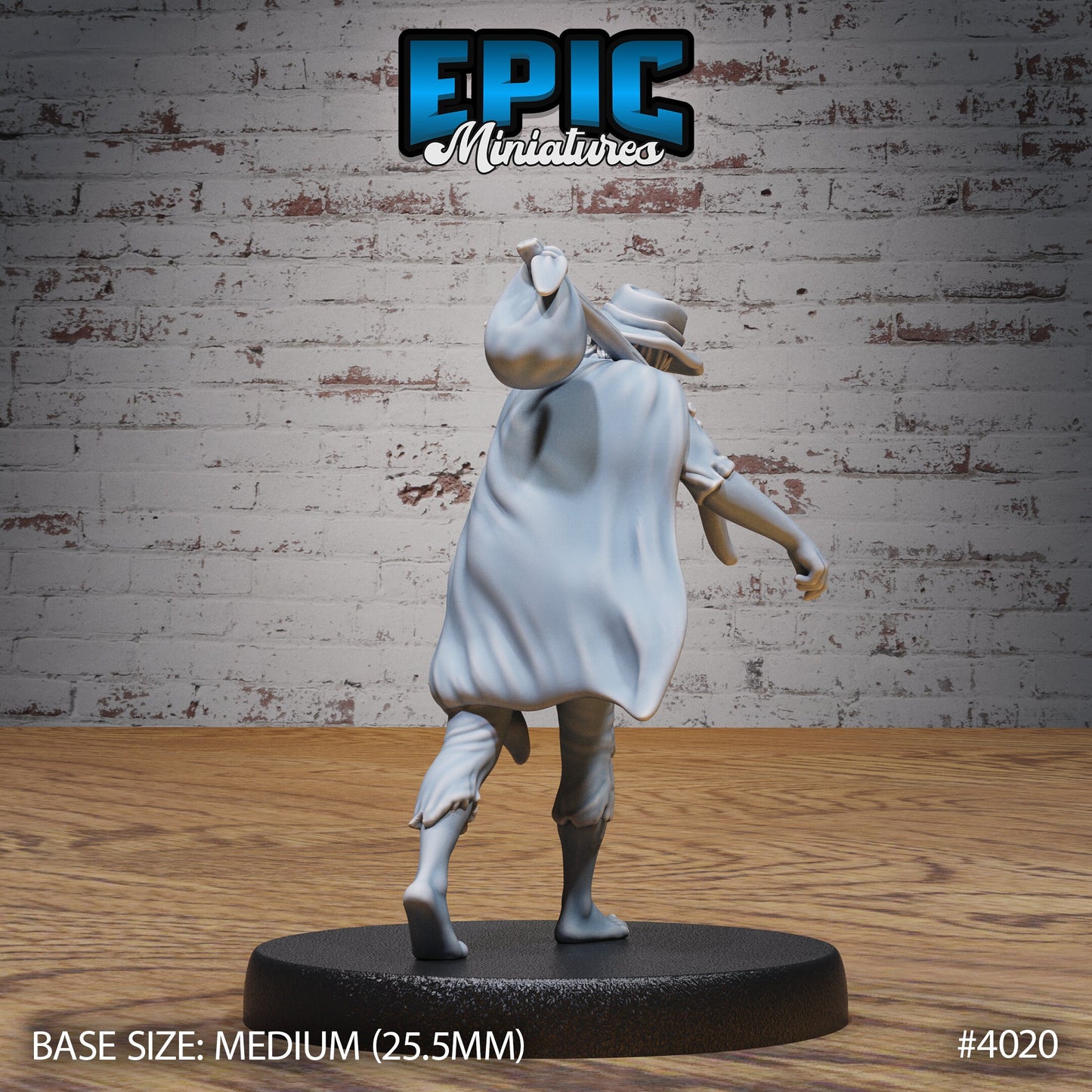 Villagers, Set 3 (4 Variants Available) - Epic Miniatures