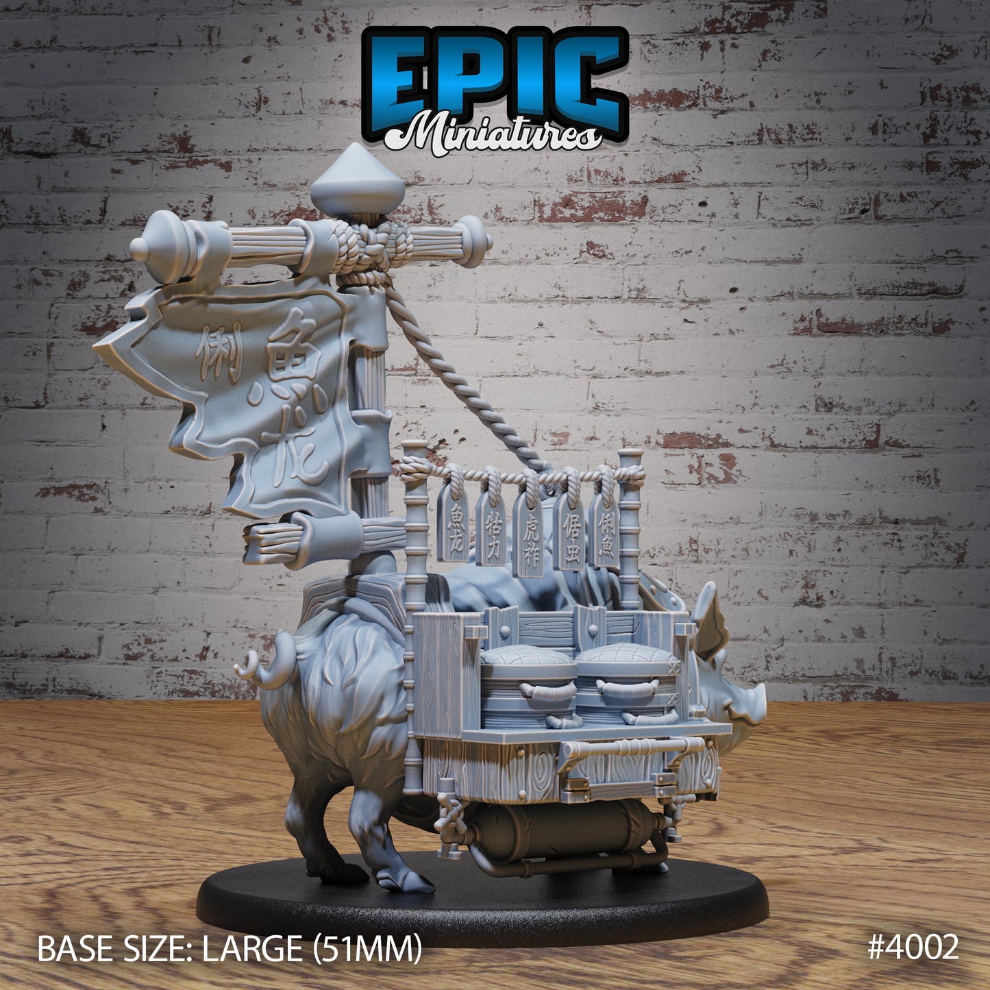 Pig Food Stall and Keepers (3 Variants Available) - Epic Miniatures