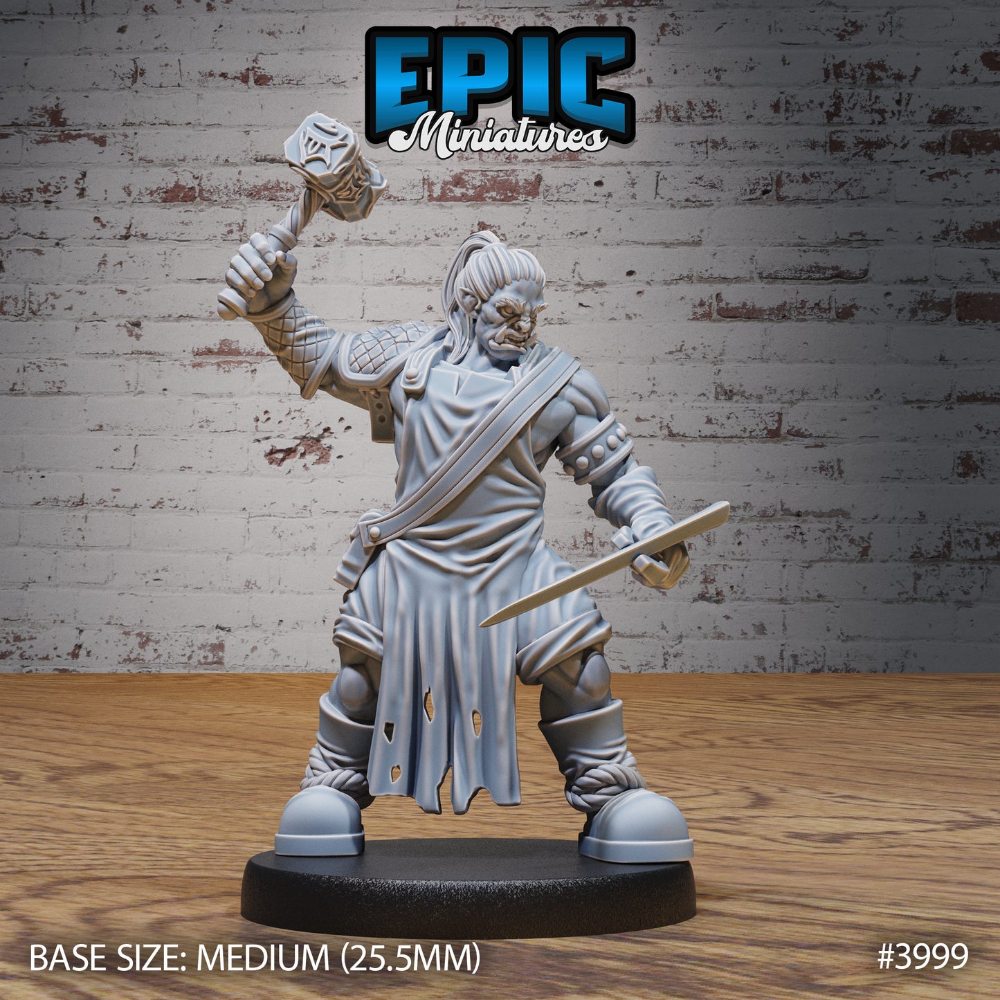 Orc Villagers, Set 2 (4 Variants Available) - Epic Miniatures