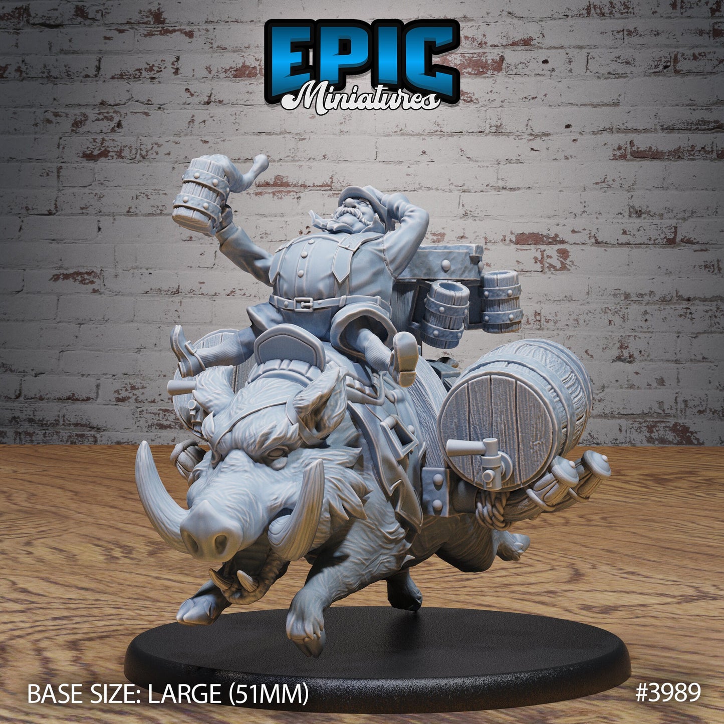 Boar Owner (4 Variants Available) - Epic Miniatures