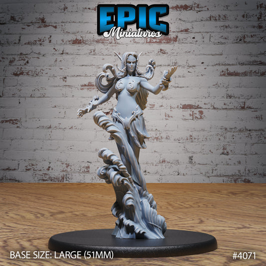 Water Elemental, Female (3 Variants Available) - Epic Miniatures