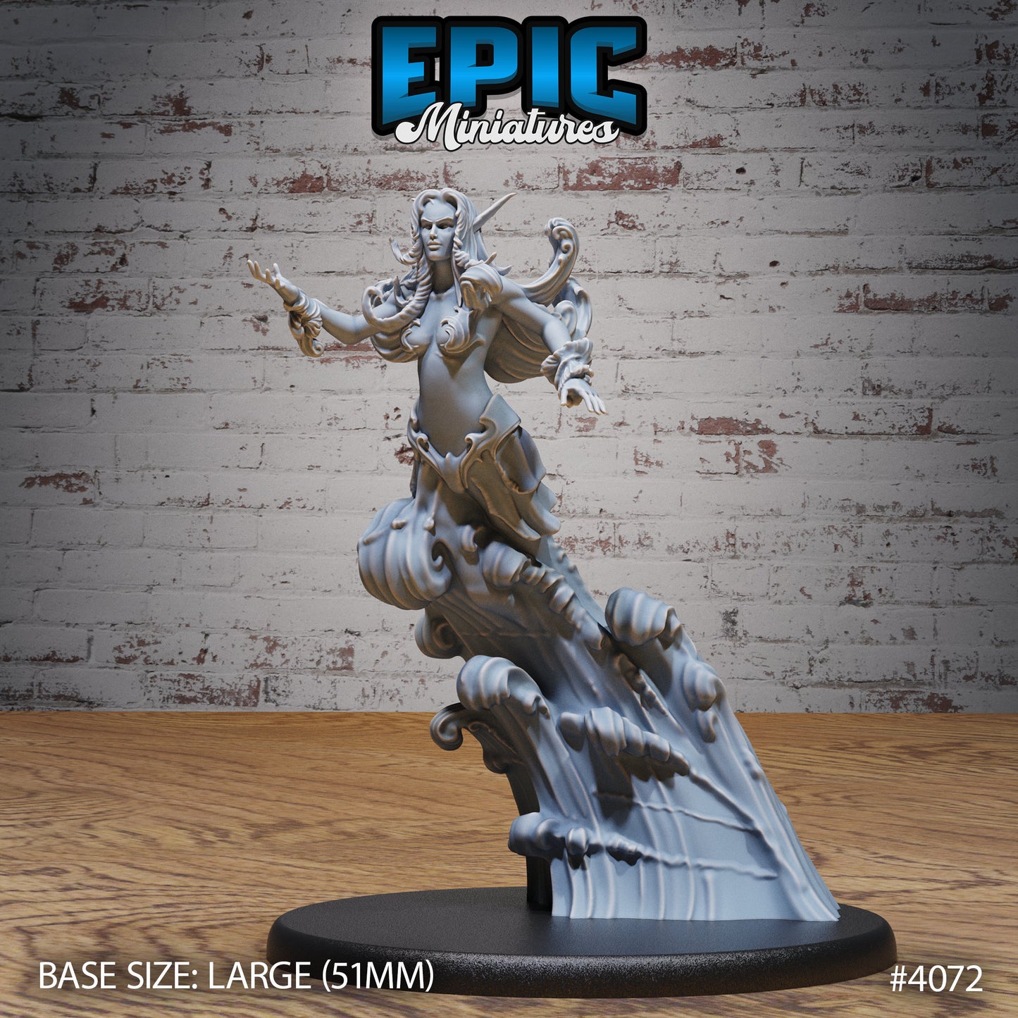 Water Elemental, Female (3 Variants Available) - Epic Miniatures