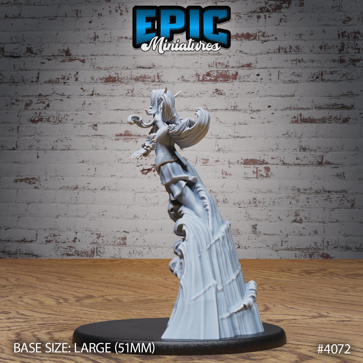 Water Elemental, Female (3 Variants Available) - Epic Miniatures