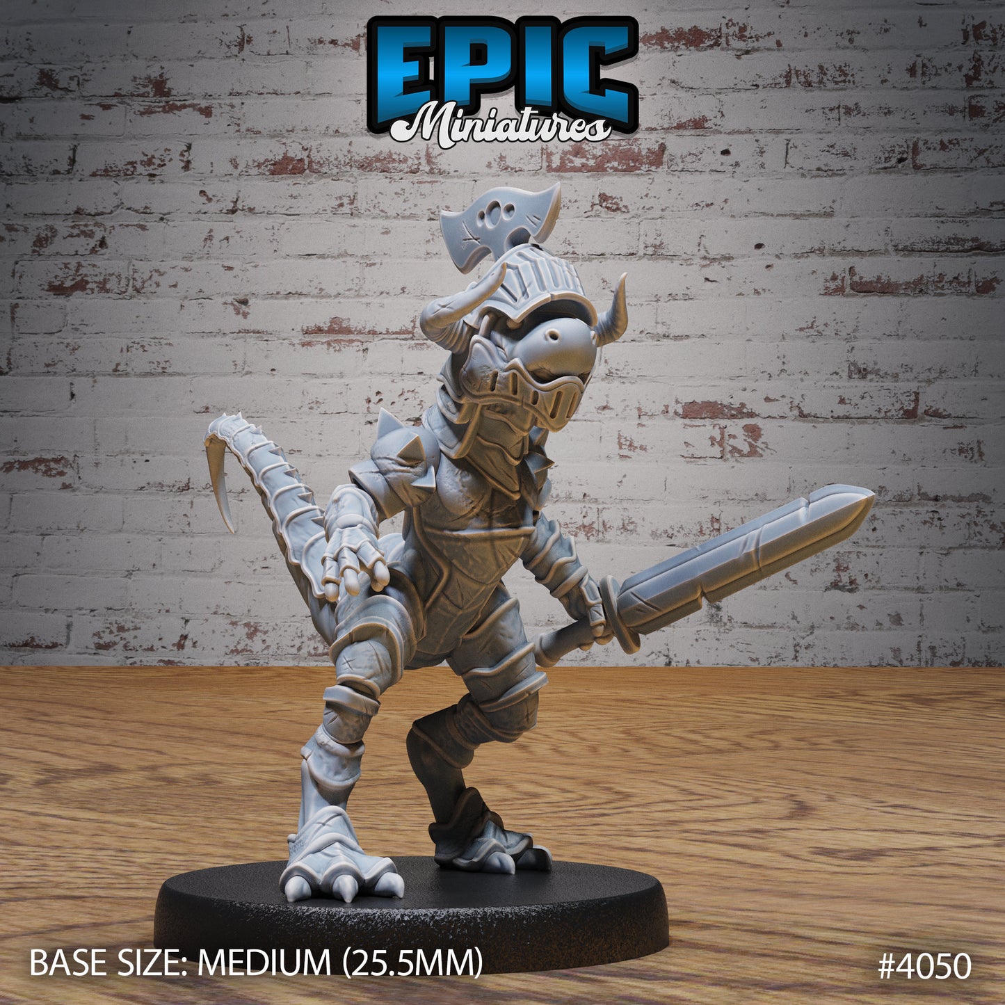 Dino Knight (3 Variants Available) - Epic Miniatures