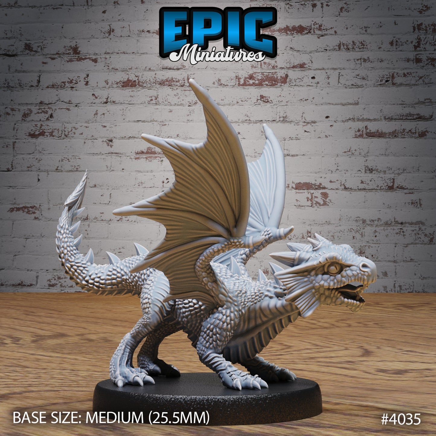 Red Dragon Wyrmling (3 Variants Available) - Epic Miniatures