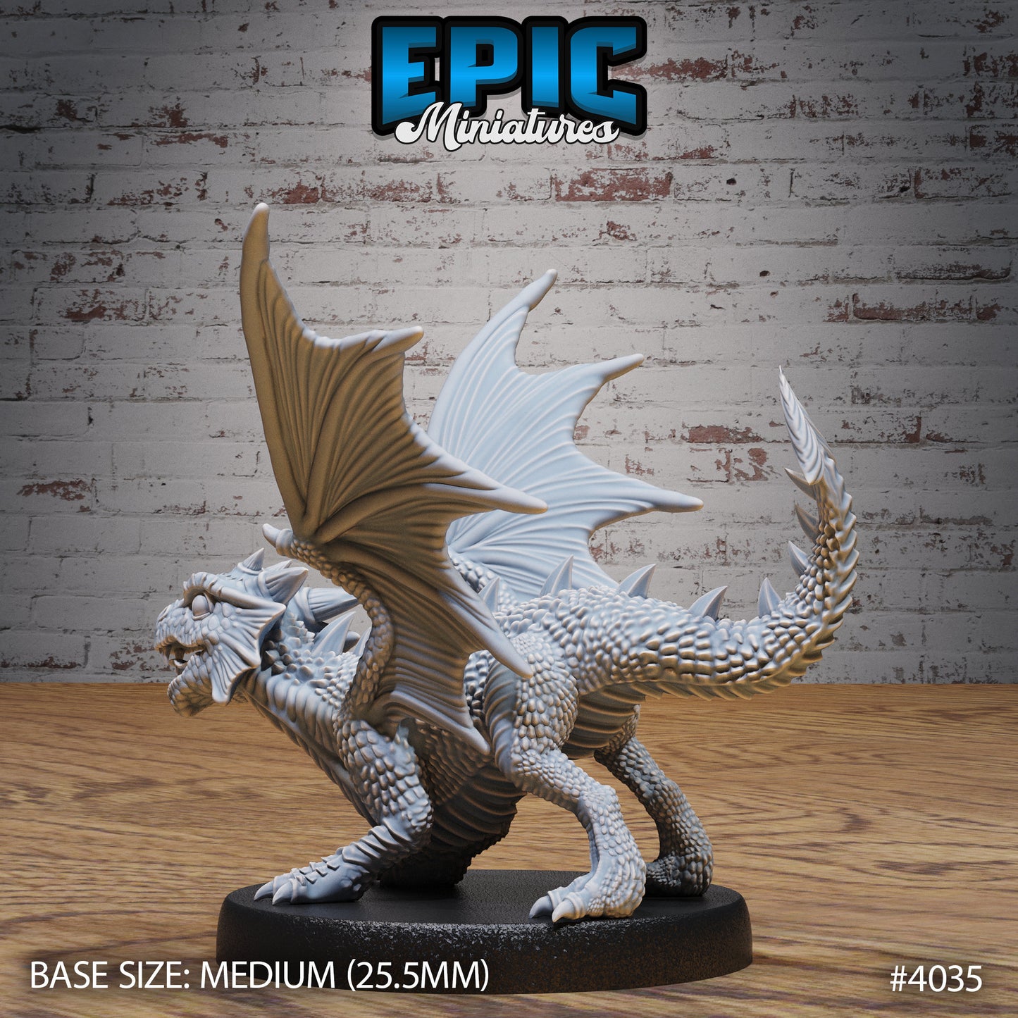 Red Dragon Wyrmling (3 Variants Available) - Epic Miniatures