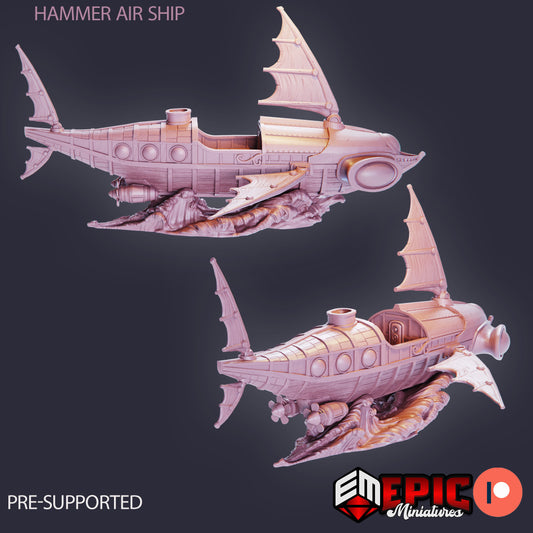 Hammer Airship, Playable Terrain Piece - Epic Miniatures