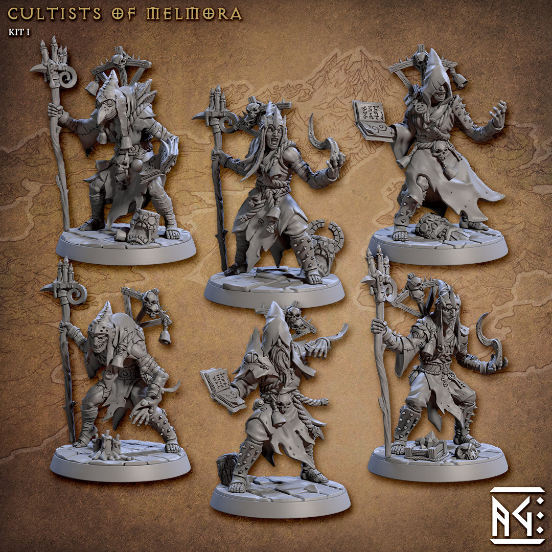 Rodberg Cultists of Melmora (6 Variants Available) - Artisan Guild