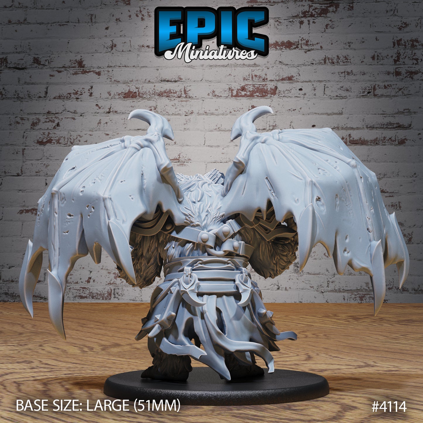 Winged Bear Druid (3 Variants Available) - Epic Miniatures