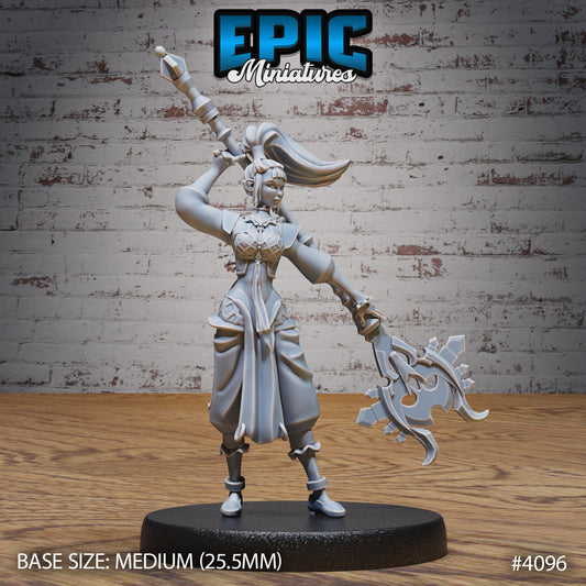 Elven Sorceress (3 Variants Available) - Epic Miniatures