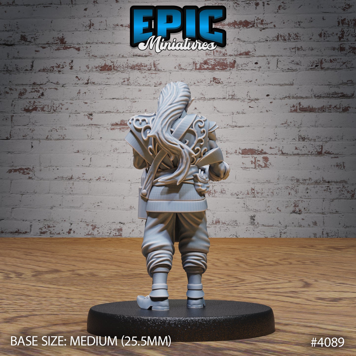 Elf Villagers, Set 2 (4 Variants Available) - Epic Miniatures