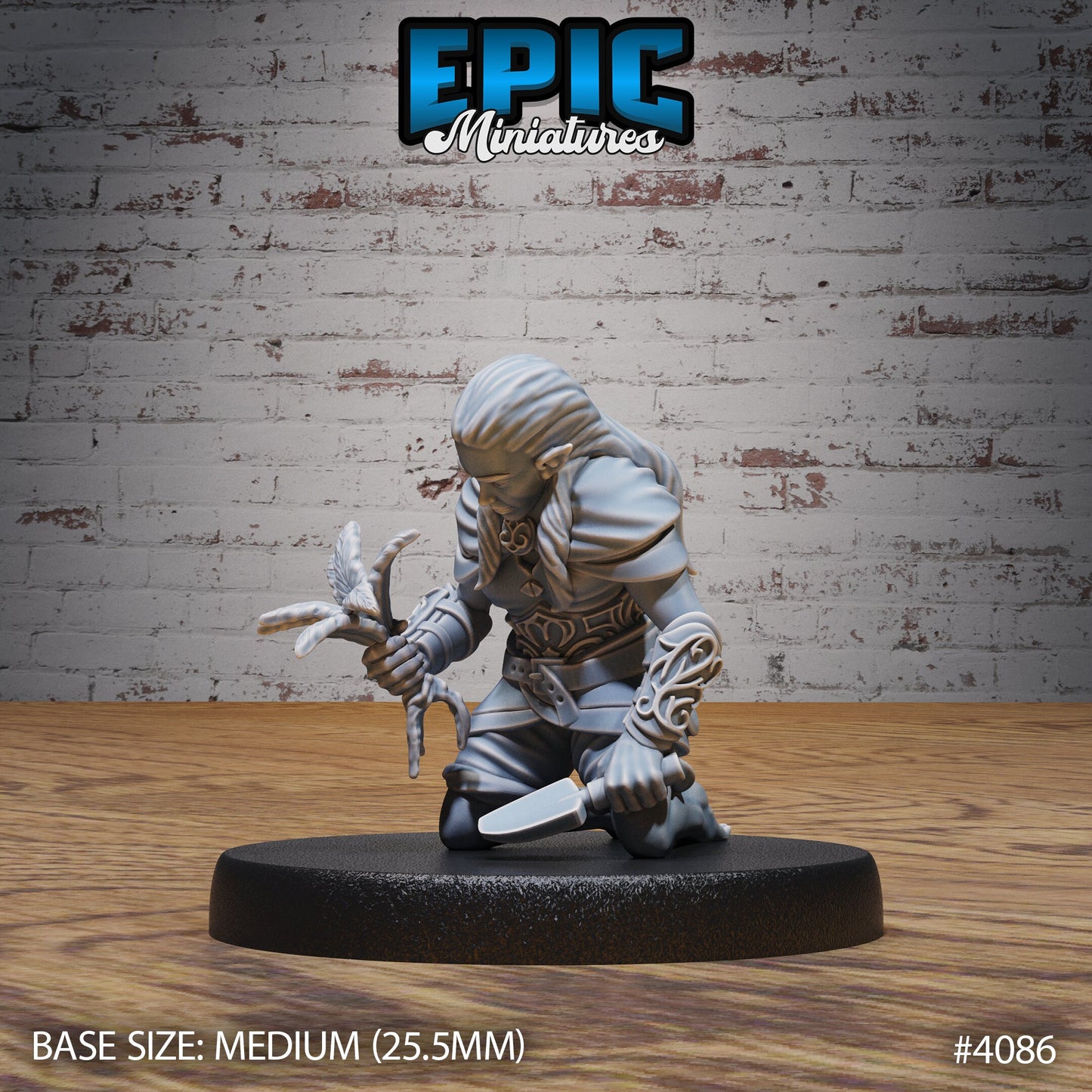 Elf Villagers, Set 1 (4 Variants Available) - Epic Miniatures