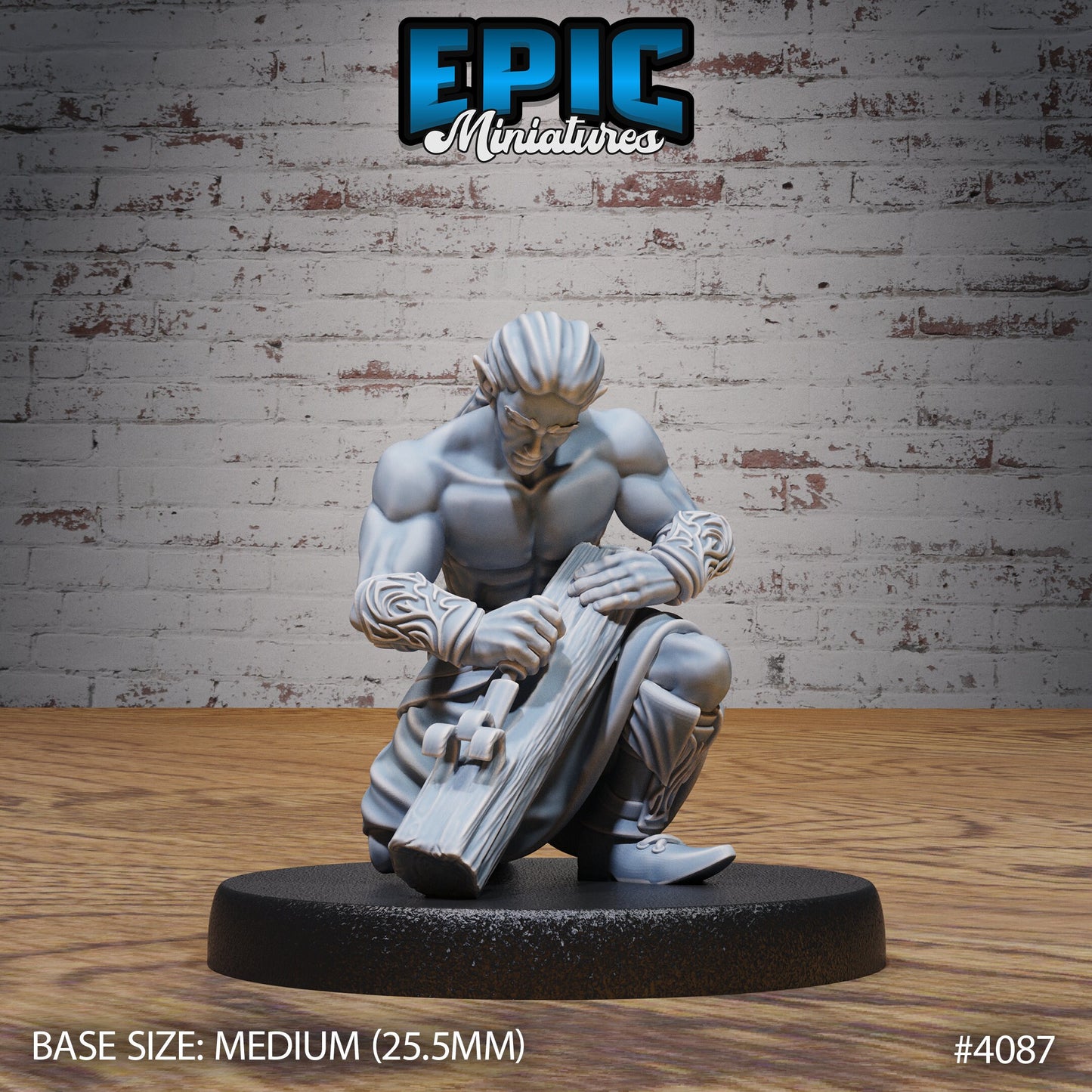 Elf Villagers, Set 1 (4 Variants Available) - Epic Miniatures