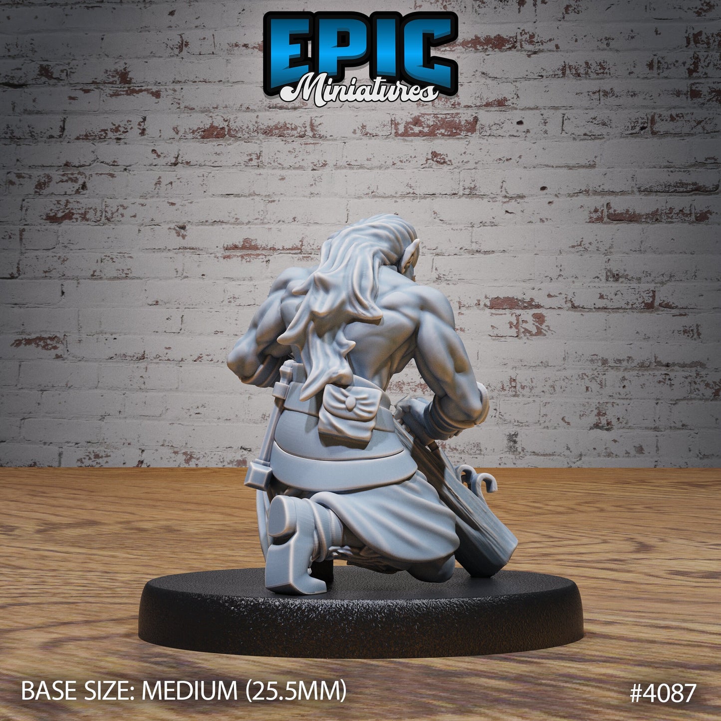 Elf Villagers, Set 1 (4 Variants Available) - Epic Miniatures