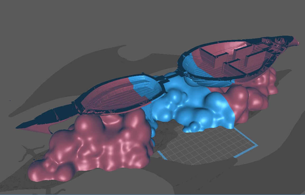 Elven Warbird Spelljammer, Playable Terrain Piece - Epic Miniatures