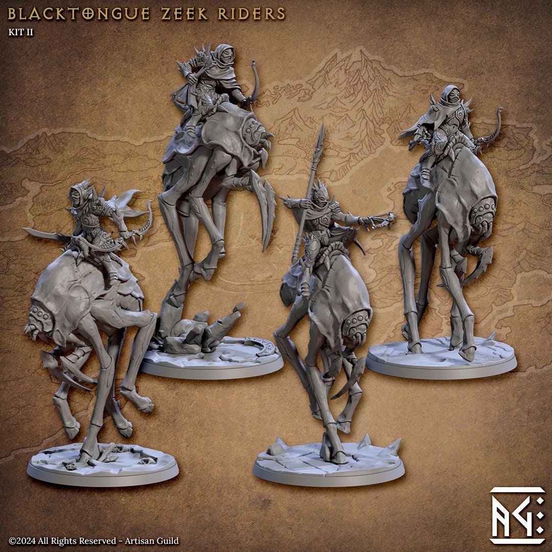 Blacktongue Zeek Riders - Masked (4 Variants Available) - Artisan Guild