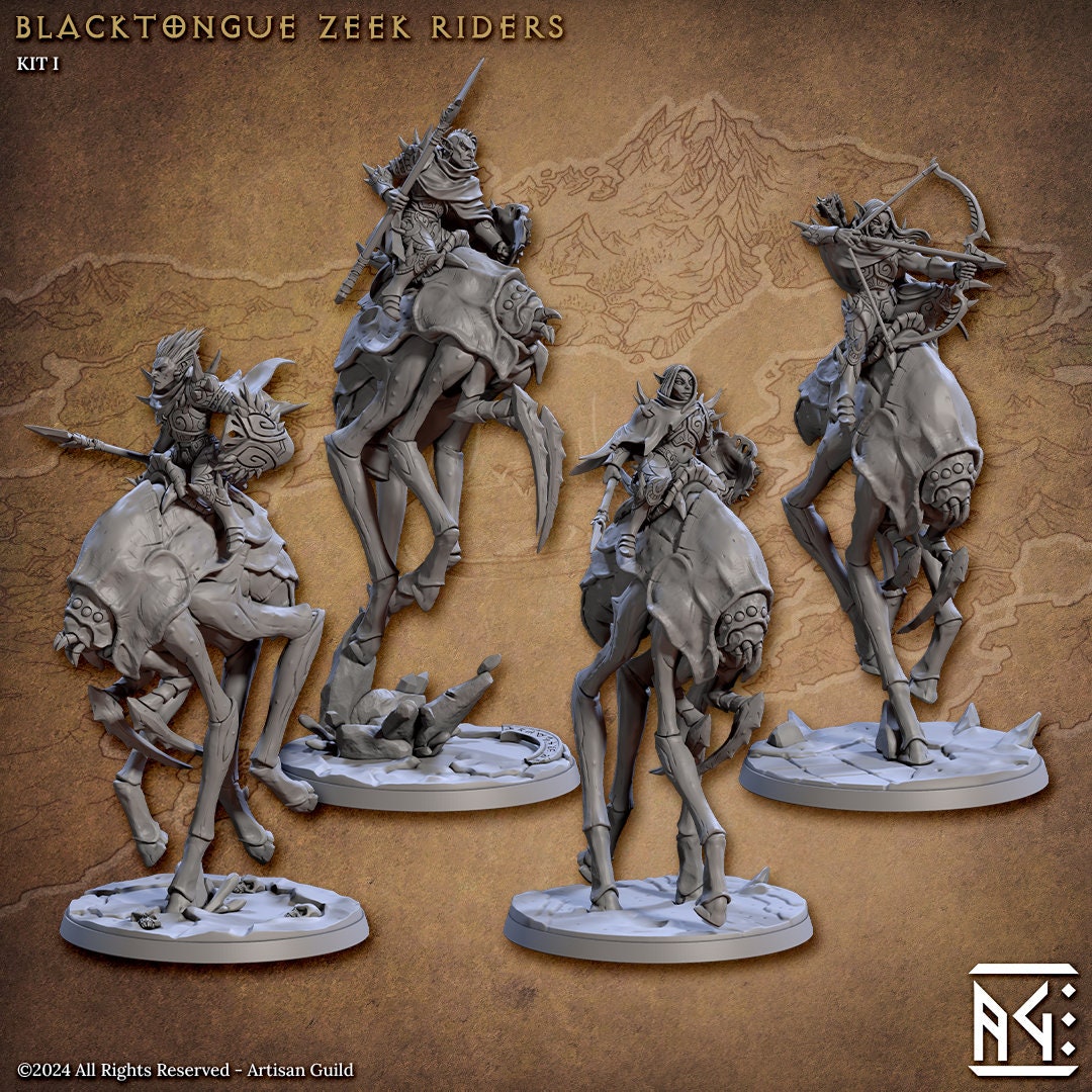 Blacktongue Zeek Riders (4 Variants Available) - Artisan Guild