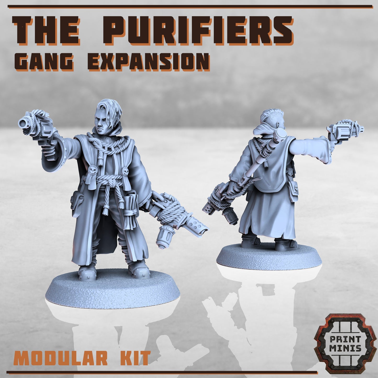The Purifiers - Zealous Gang, Set 3 (5 Variants Available) - Print Minis