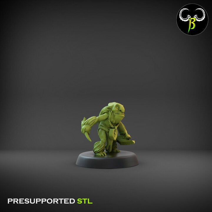 Rune Trogg Set 2 (4 Variants Available) - Clay Beast Creations