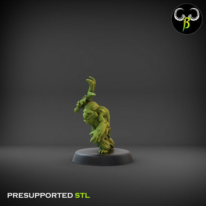 Rune Trogg Set 2 (4 Variants Available) - Clay Beast Creations