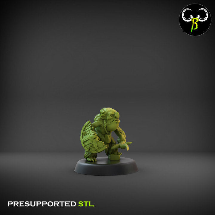 Rune Trogg Set 2 (4 Variants Available) - Clay Beast Creations