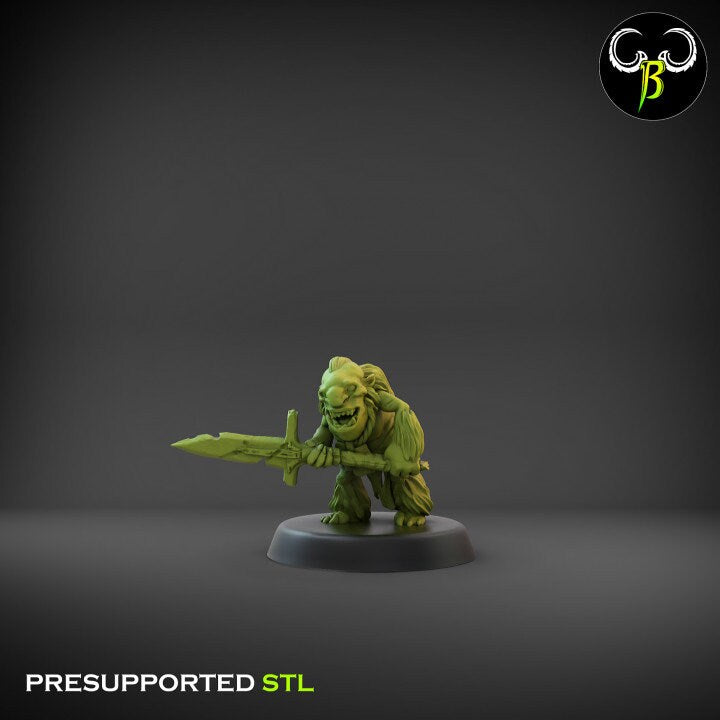 Rune Trogg Set 2 (4 Variants Available) - Clay Beast Creations