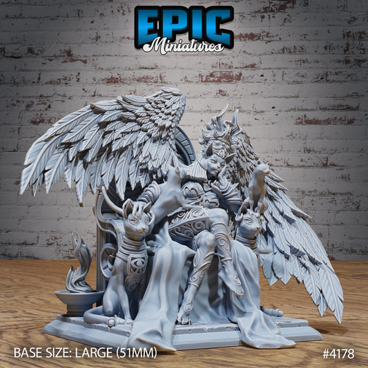 Cat Goddess Bastet Avatar (3 Variants Available) - Epic Miniatures