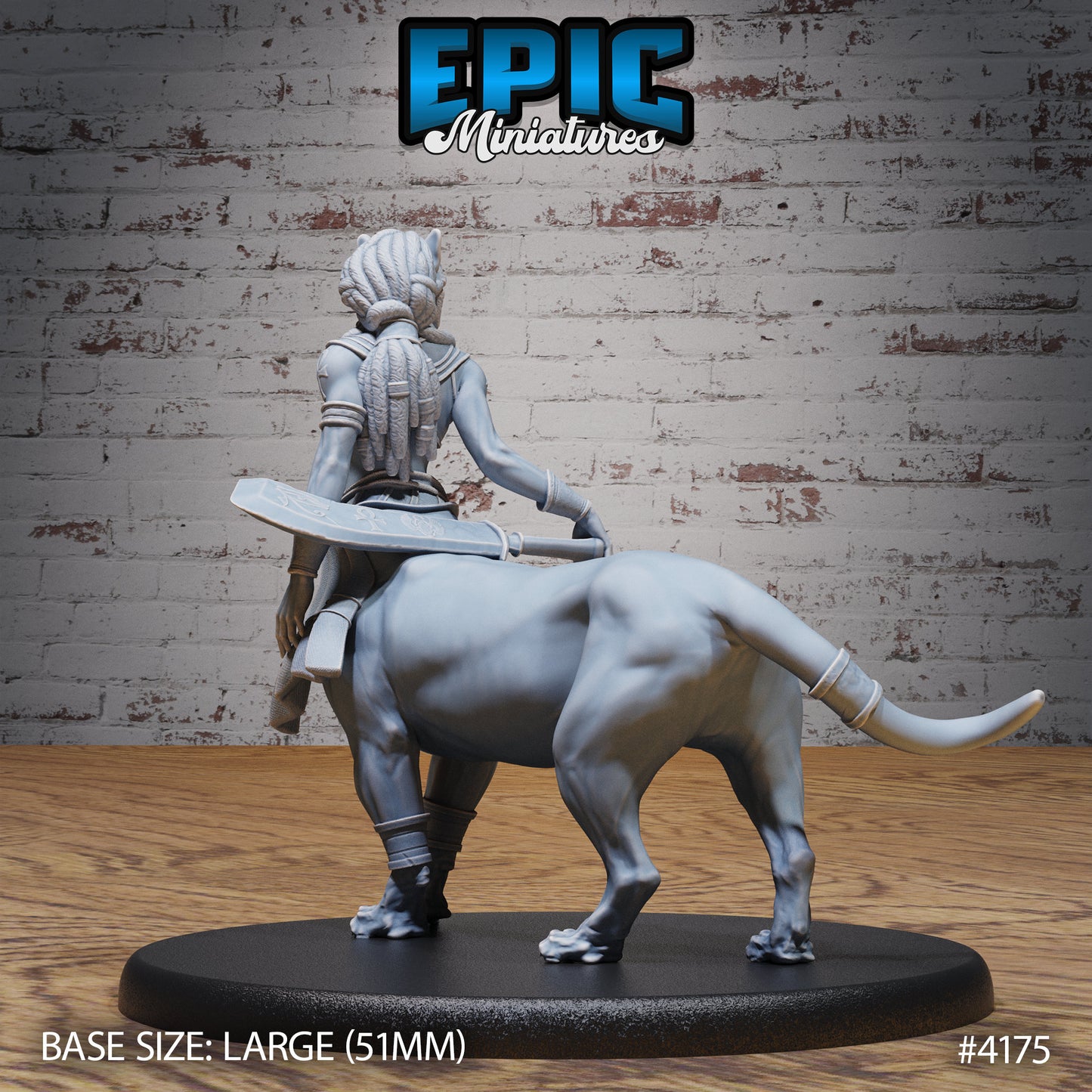 Lion Centaur, Bastet Devotee (3 Variants Available) - Epic Miniatures