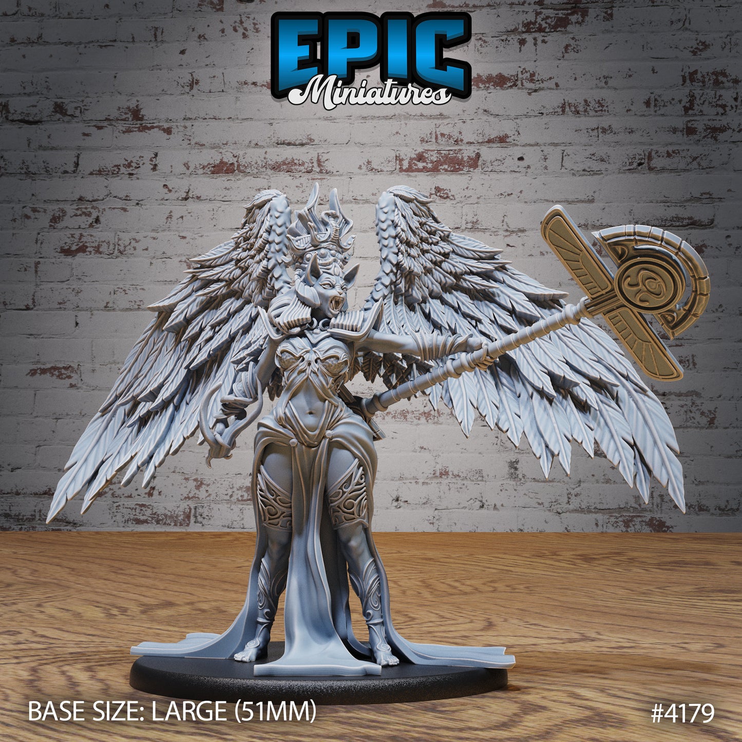 Cat Goddess Bastet Avatar (3 Variants Available) - Epic Miniatures