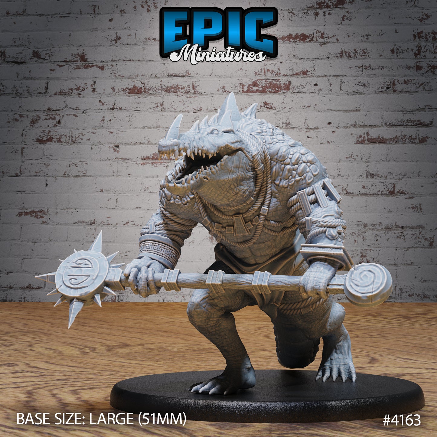Crocodile Champion (3 Variants Available) - Epic Miniatures